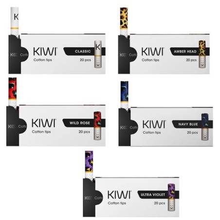 Kiwi Soft Tip Kiwi Vapor Filtri Usa e Getta Cotone Ricambio - 20 pezzi