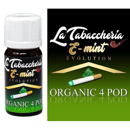 La Tabaccheria Flavor Organic 4Pod Black E-Mint 10ml