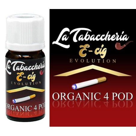 La Tabaccheria Aroma Organic 4Pod Black E-Cig 10ml