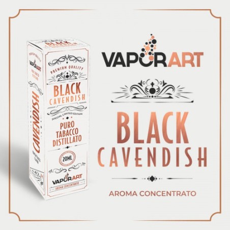 Vaporart Puro Tabacco Distillato Aroma Black Cavendish 20 ml