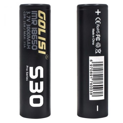 Golisi Batteria S30 IMR 3000mAh 25A Max 35A1Pz