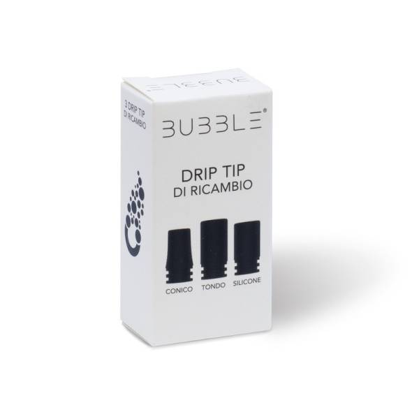 VAPORART BUBBLE Drip Tip di Ricambio 3Pz