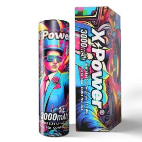X Power Batteria 18650 3000mAh