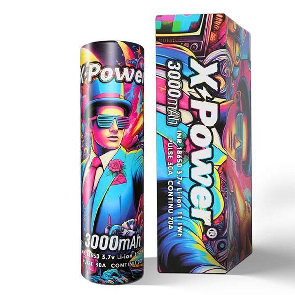 X Power Batteria 18650 3500mAh 30A 1pz