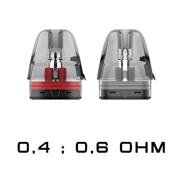 Vaporesso Pod Ricambio LUXE X3 Dual Mesh 4/6 hom 2 Pz