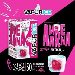 VaporArt Ice Mix Series E-Liquid Amarena Artica 50ml